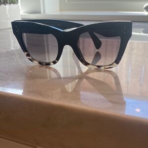 Celine Black and Tortoise Sunglasses
